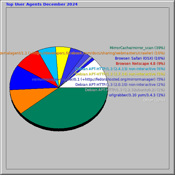 Top User Agents December 2024